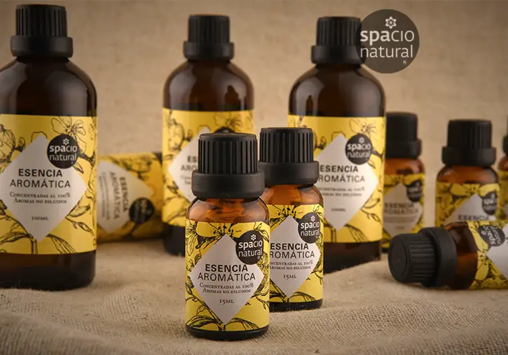 Esencias aromaticas para perfumes, jabones y cosmetica