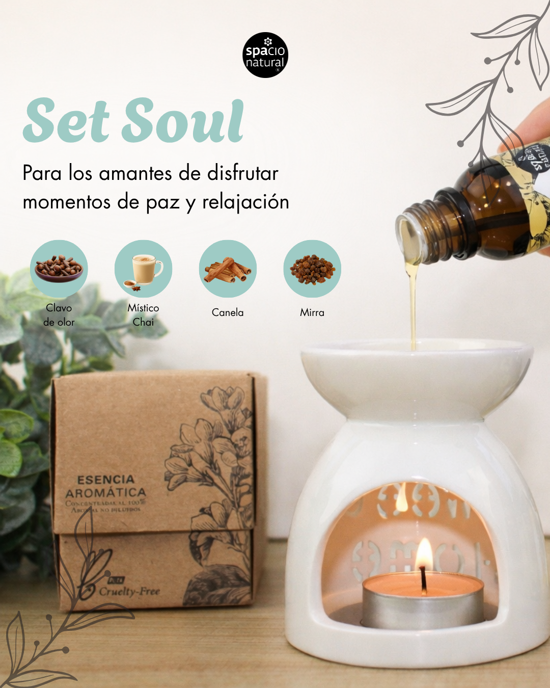 Pack Esencias Soul + Difusor