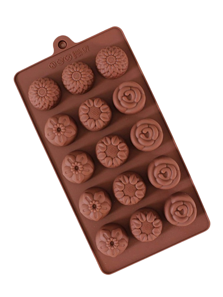 Molde silicona margarita rosa girasol