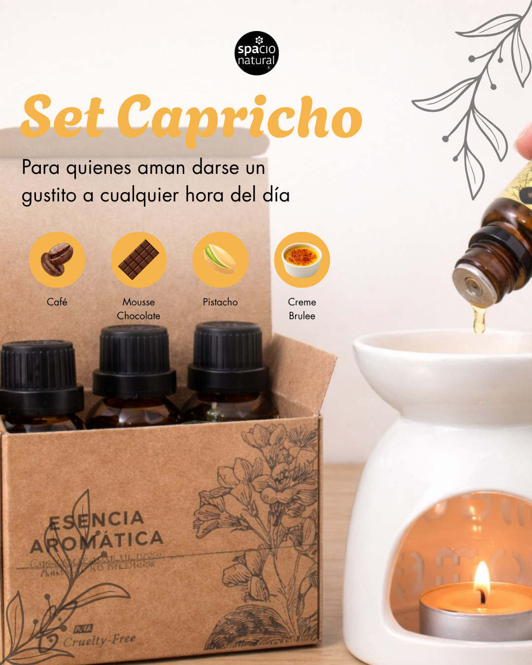Pack Esencias Capricho + Difusor