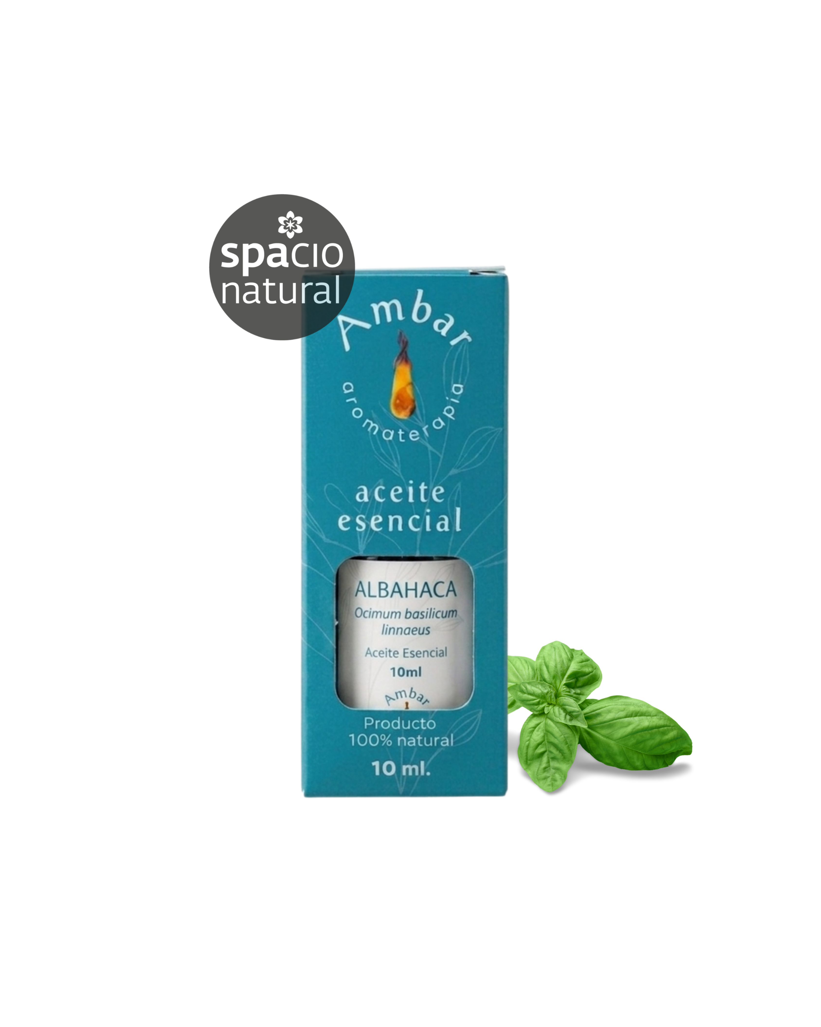 Aceite Esencial Albahaca 10ml - Ámbar