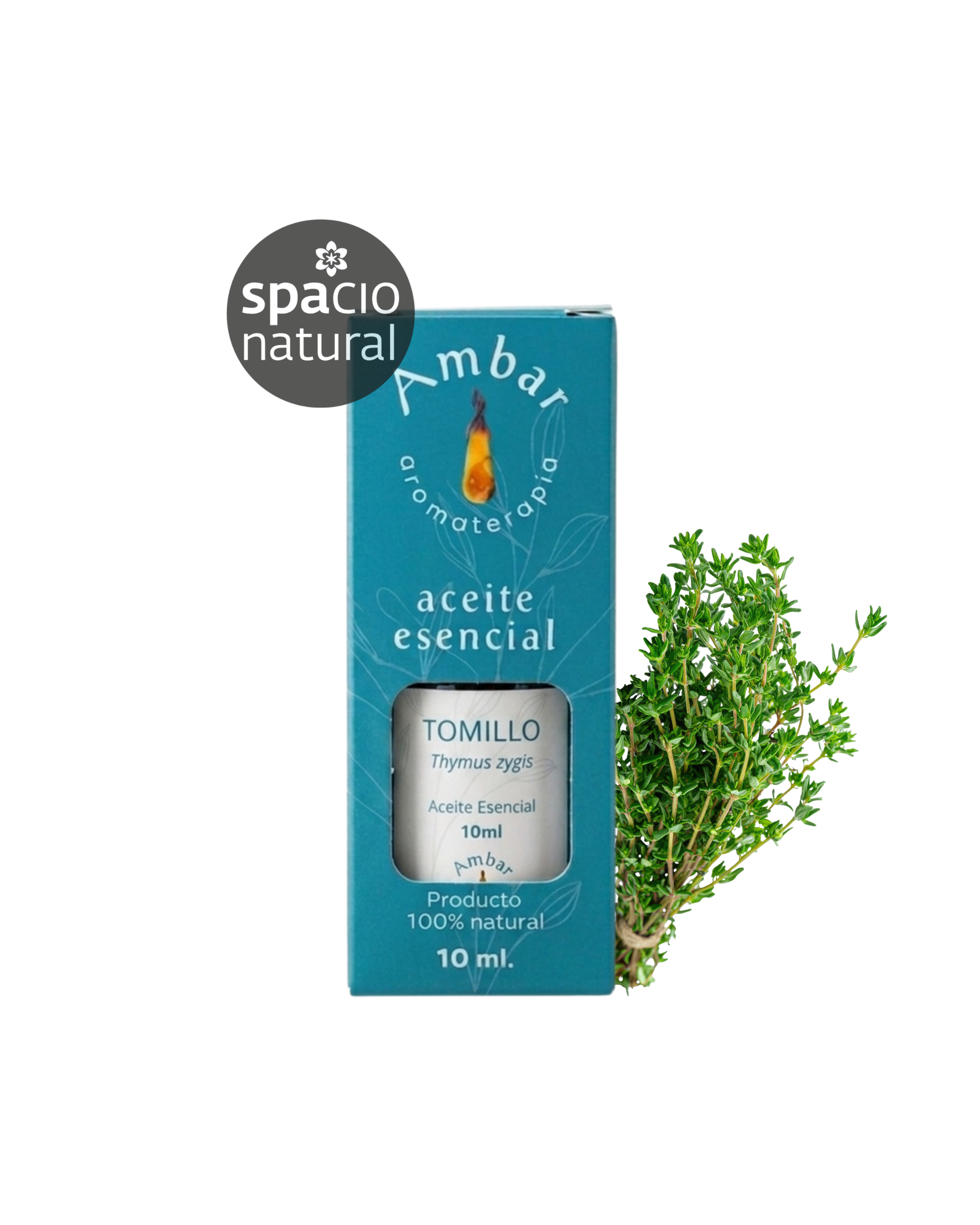 Aceite Esencial Tomillo 10ml - Ámbar