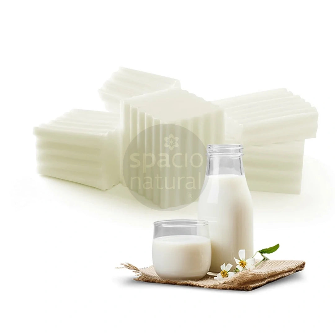 Base Jabón de Glicerina con Leche de Cabra
