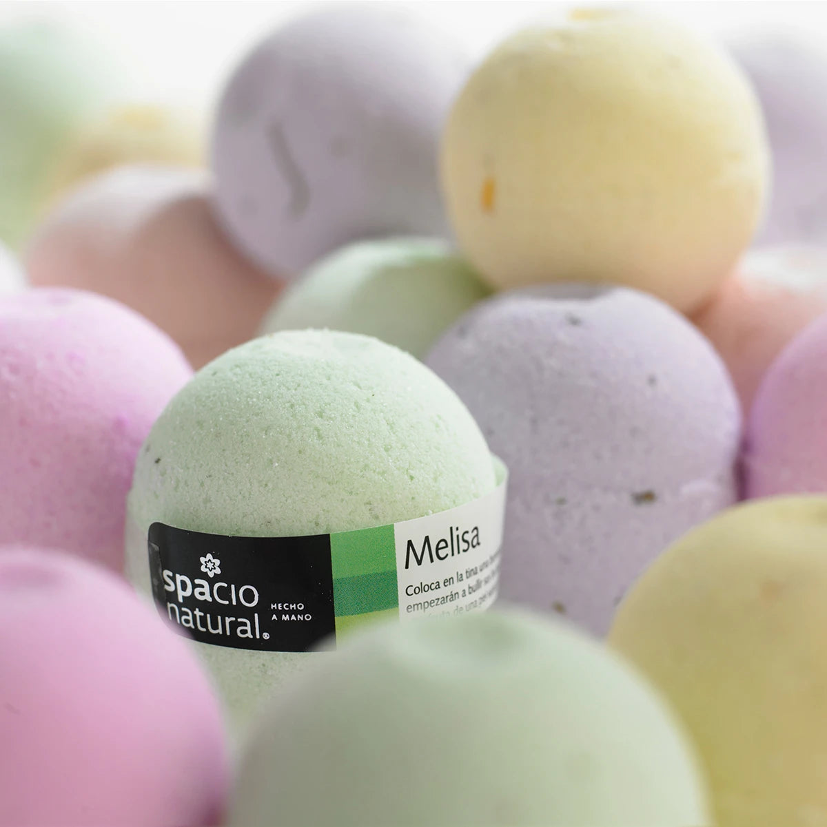 Caja de 36 Bombas de Baño (Melisa, Frambuesa, Frutos Rojos, Mango)