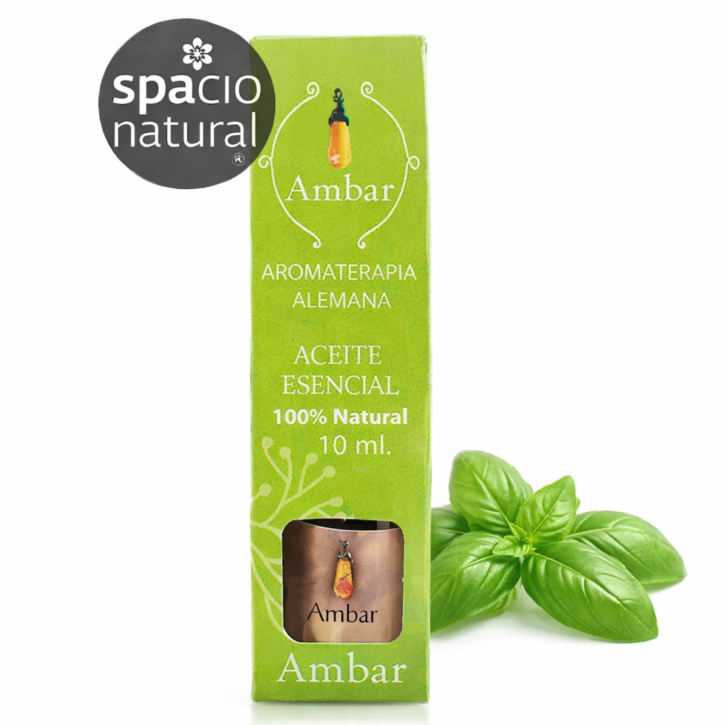 Aceite Esencial Albahaca 10ml - Ámbar