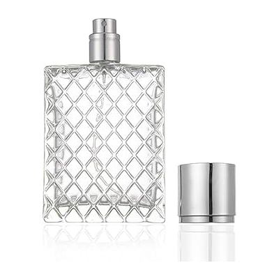 Frasco rectangular elegante con rombos