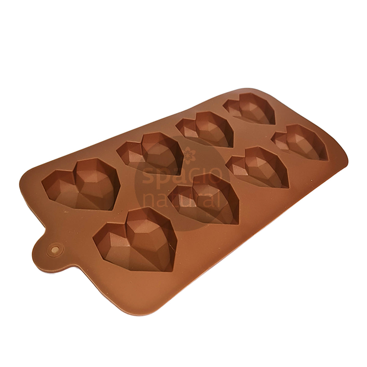 Molde Silicona Corazón Prisma - 8C
