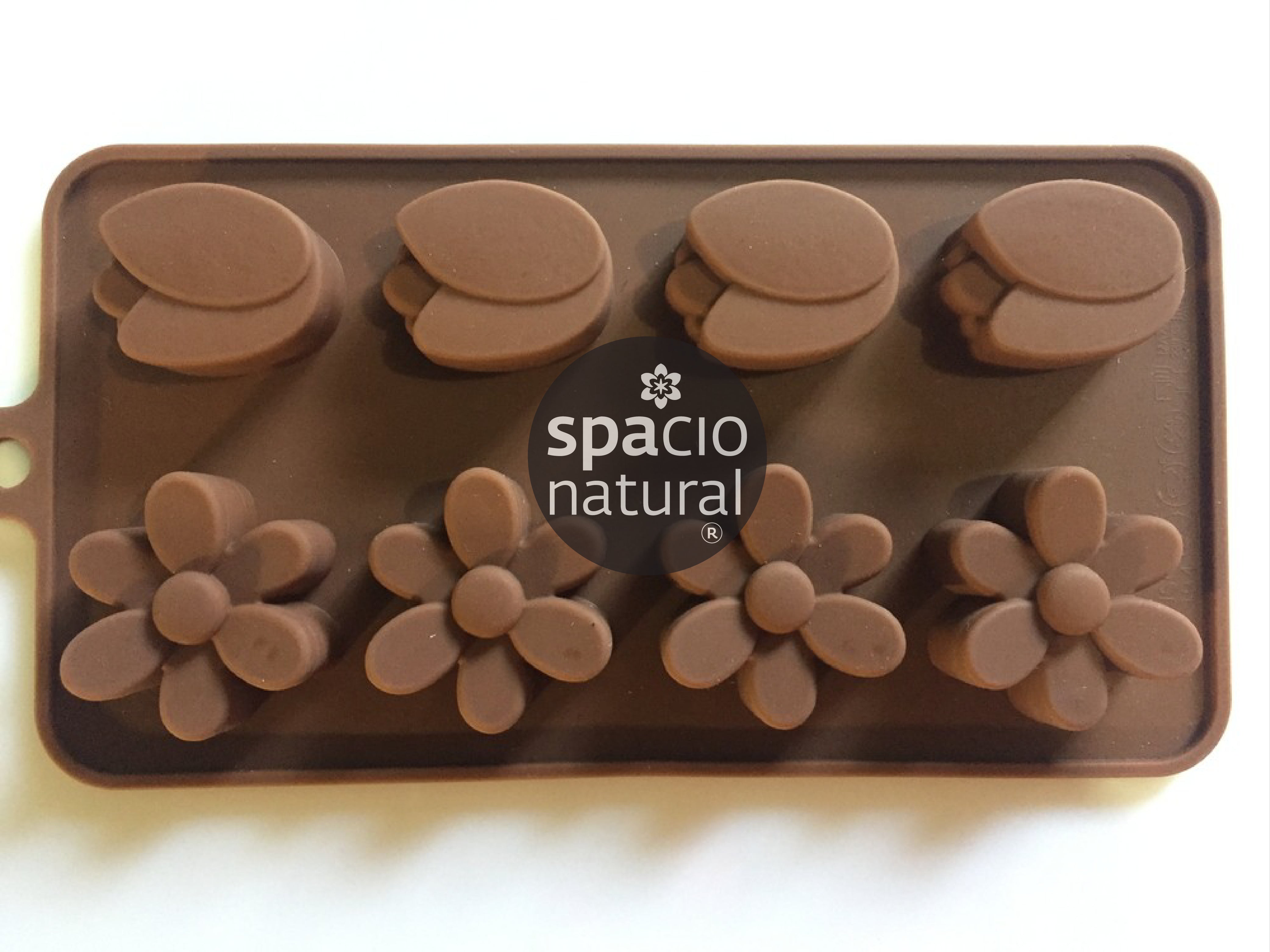 Molde Silicona mini tulipan y Margarita