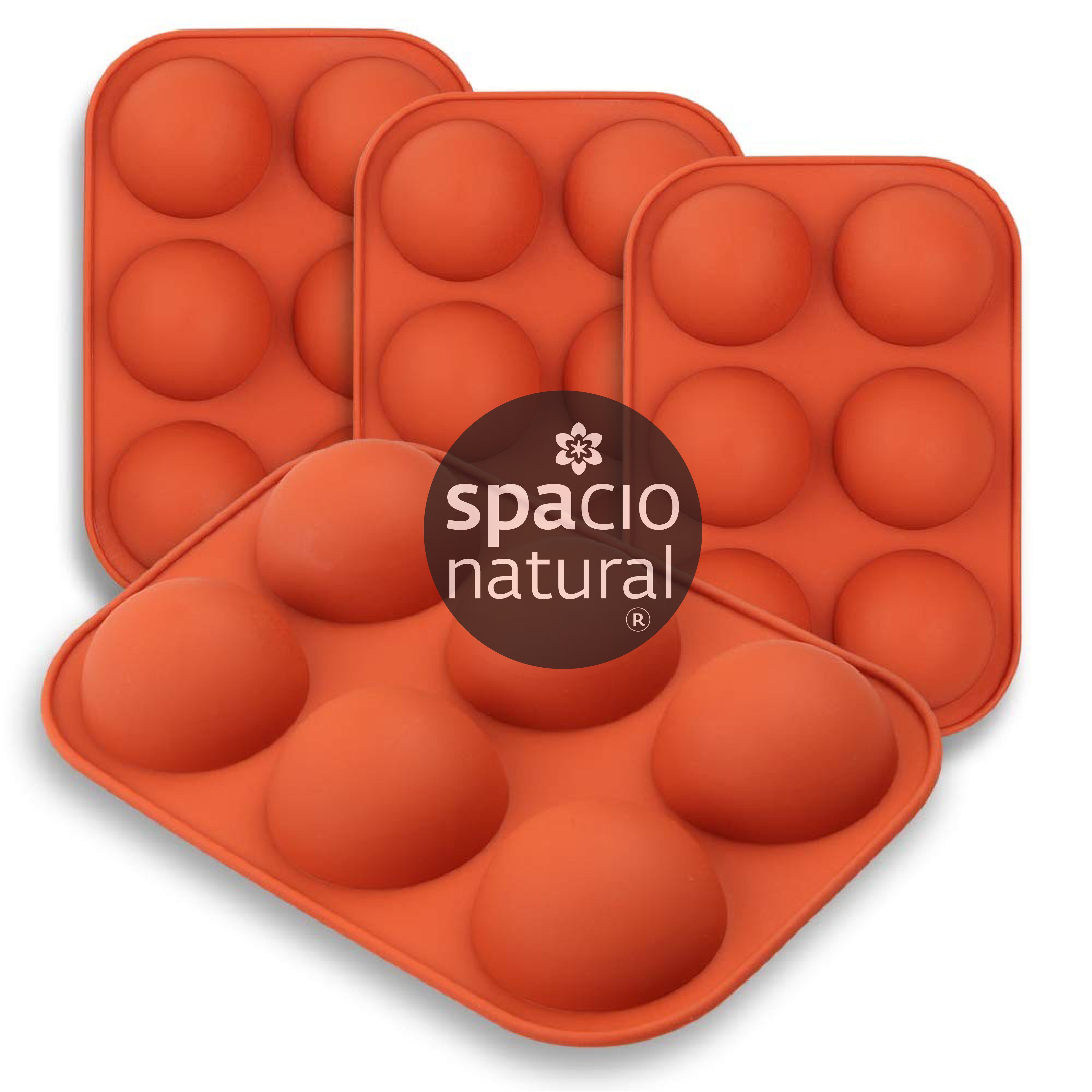 Molde Silicona Media Esfera aprox. 35 gramos