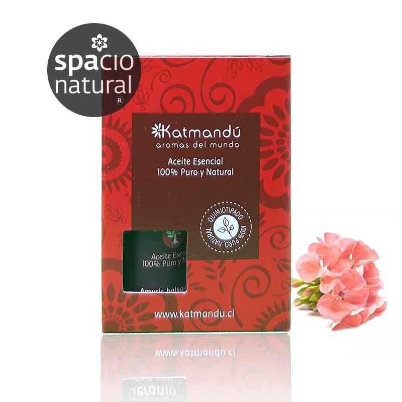 Aceite Esencial de geranio para aromaterapia y cosmética natural 5ml