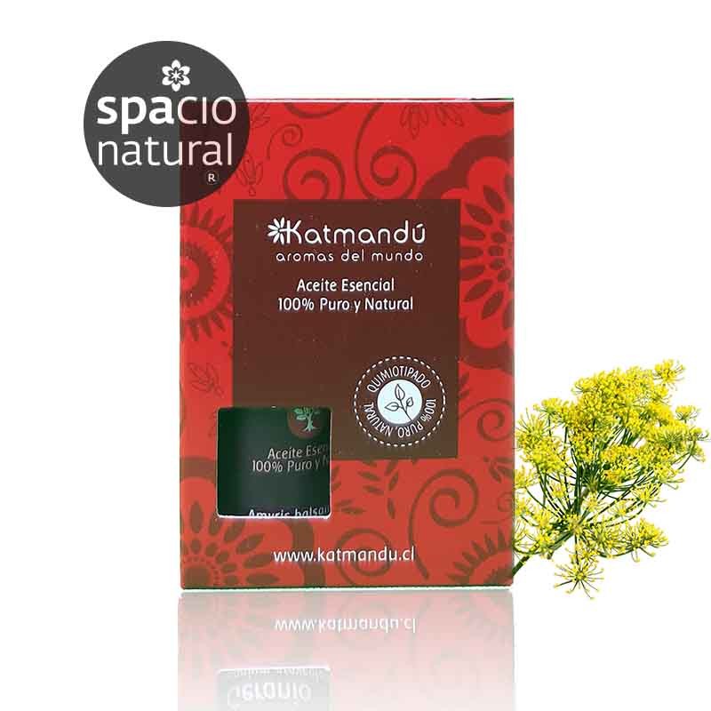 aceite esencial de hinojo dulce para aromaterapia y cosmética natural, formato 5ml