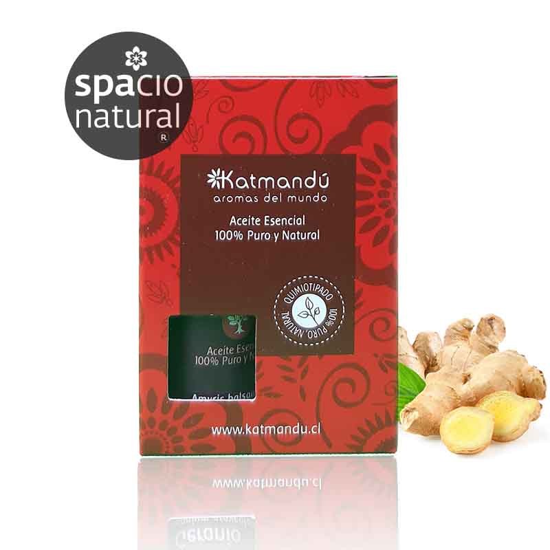 aceite esencial de jengibre para aromaterapia y cosmética natural, formato 5ml