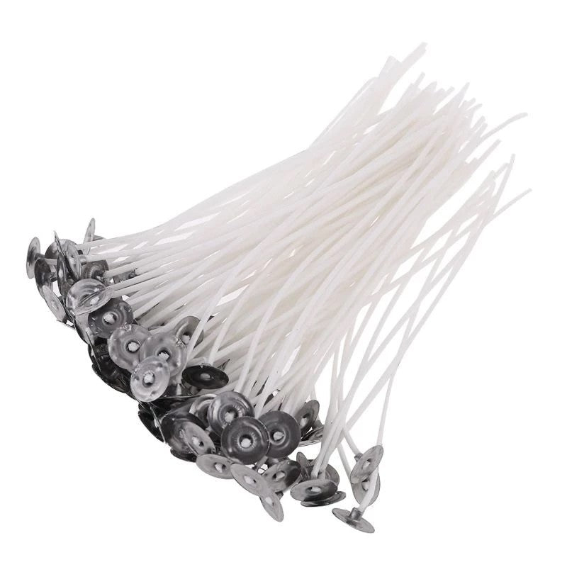 Mechas para vela con núcleo de algodón