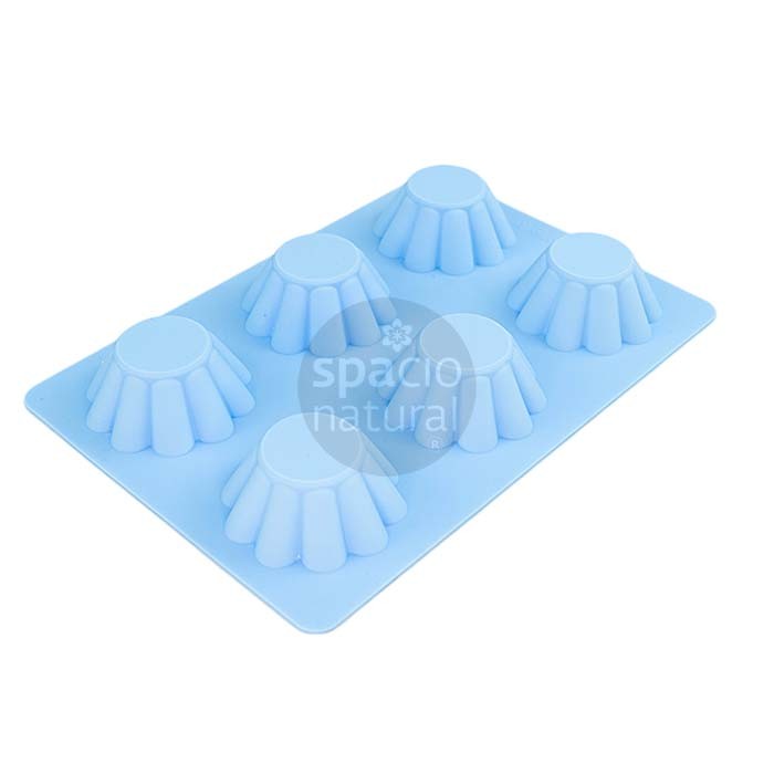 Molde Silicona Flan 6 cavidades