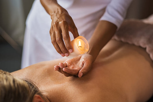 cómo hacer velas de masaje