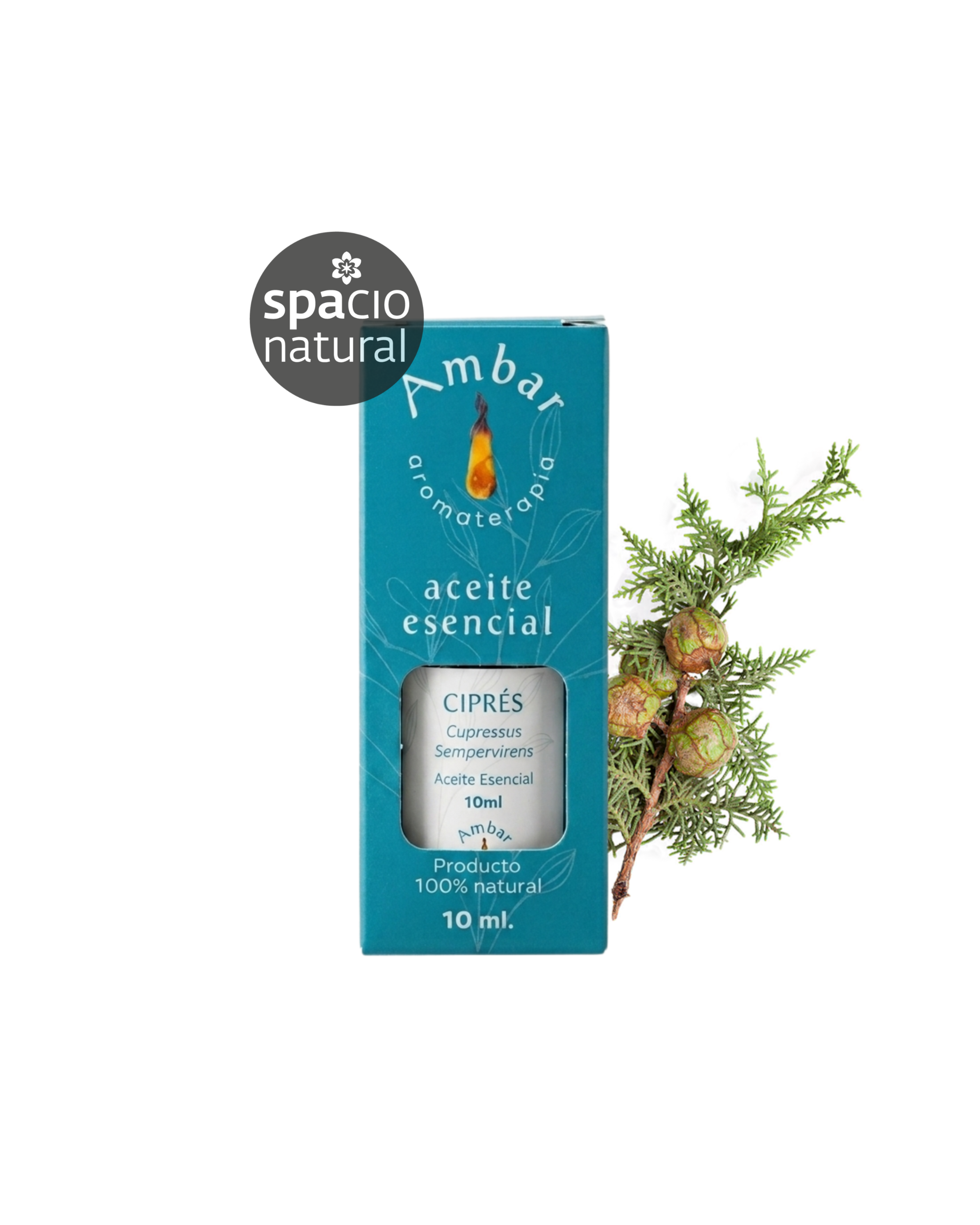 Aceite Esencial Cipres 10ml - Ámbar
