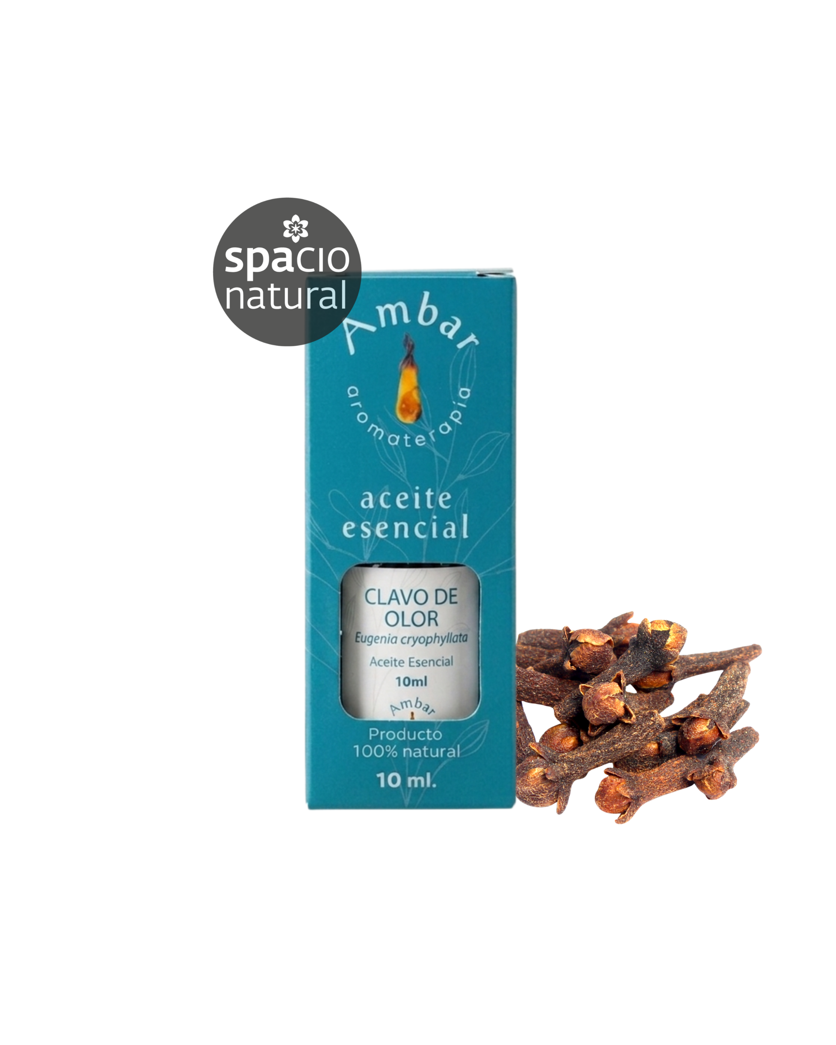 Aceite Esencial Clavo de Olor 10ml - Ámbar