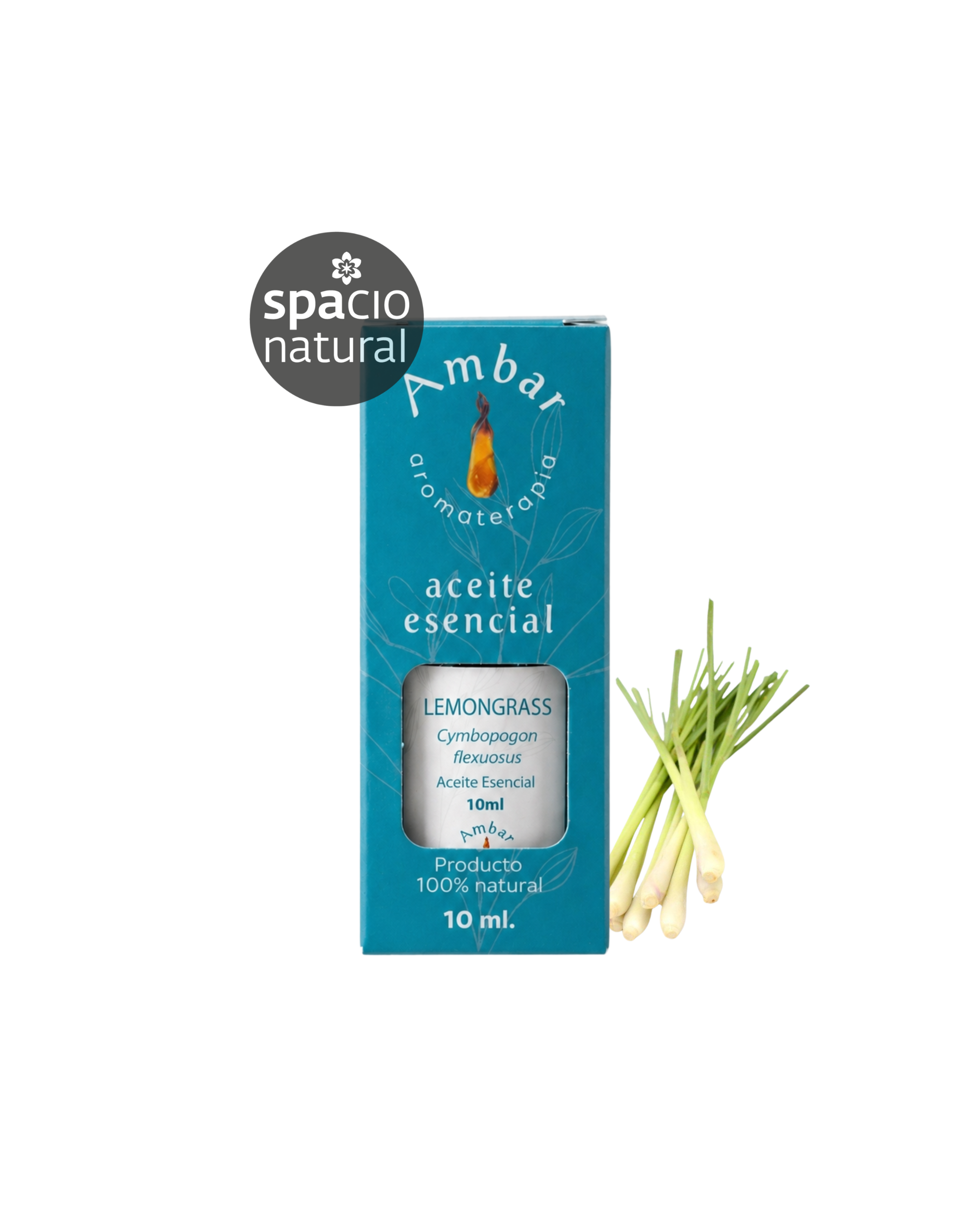 Aceite Esencial Lemongrass 10ml - Ámbar