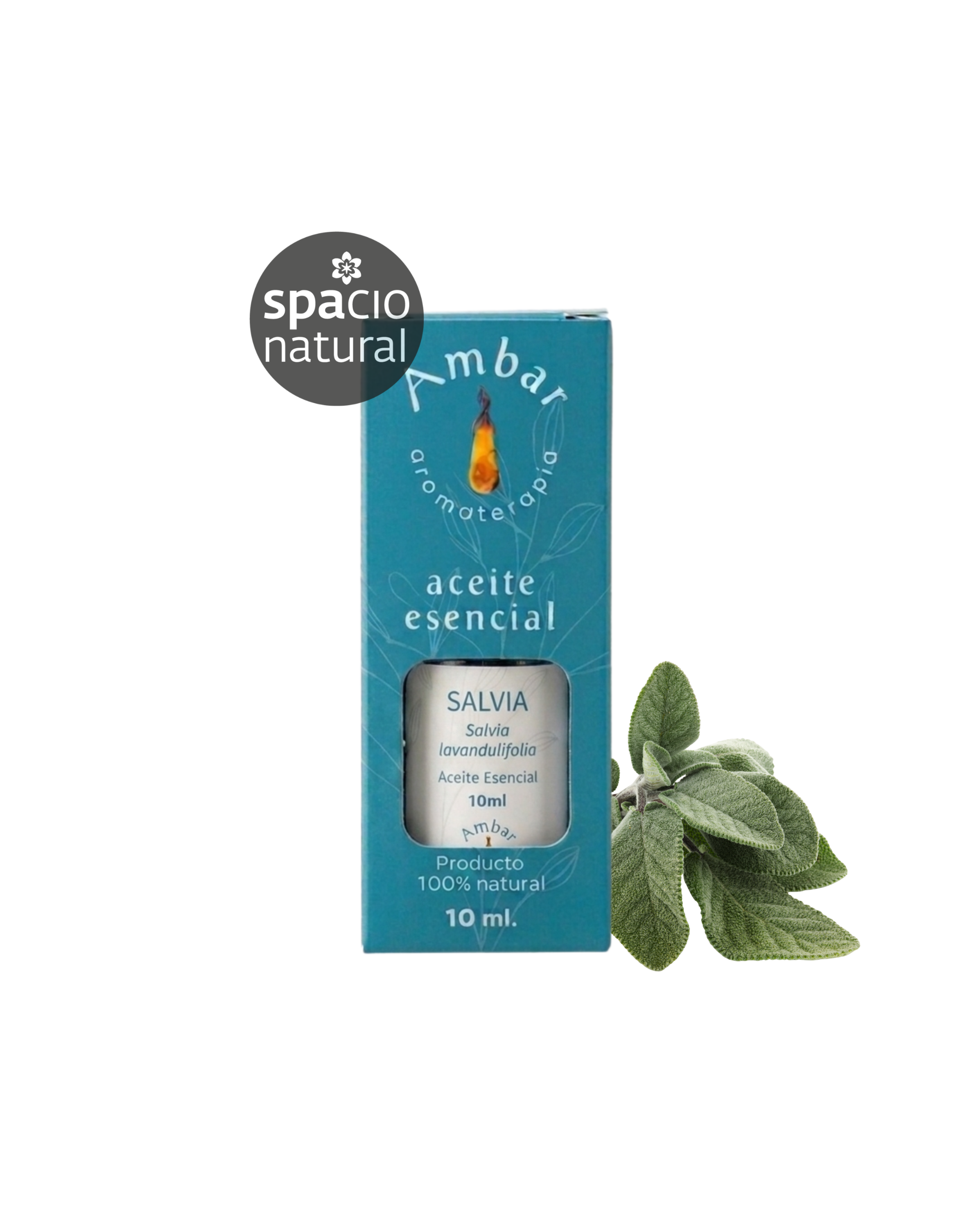 Aceite Esencial Salvia 10ml - Ámbar