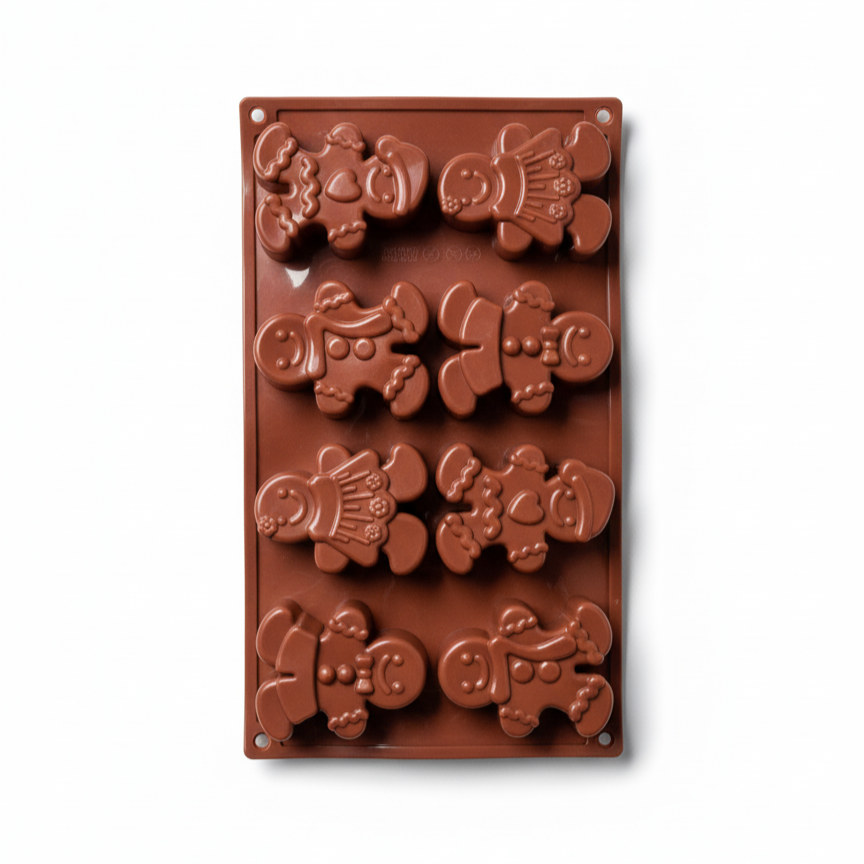 Molde Silicona Navidad Galletas de Jengibre - 8C