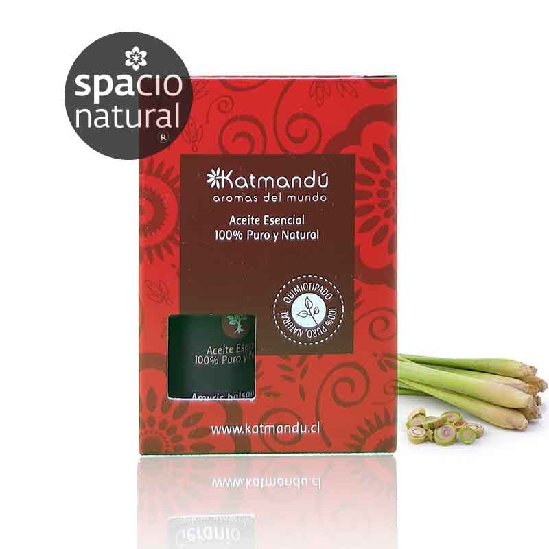 aceite esencial de lemongrass natural para aromaterapia y cosmética natural, formato 5ml