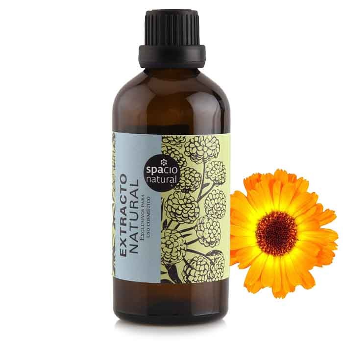 extracto natural de calendula para uso cosmético, formato 100ml