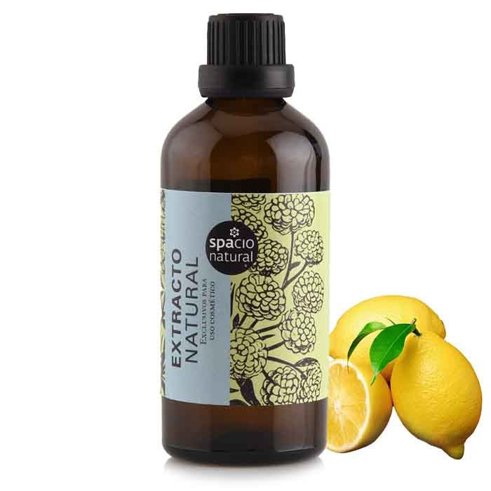 extracto natural de limón para uso cosmético, formato 100ml