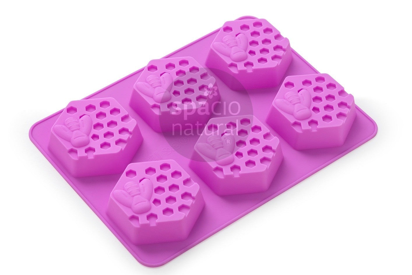 Molde silicona panal de abeja Hexagono 60 gr aprox