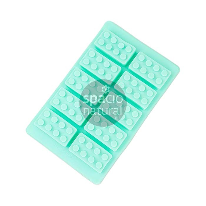 Molde Silicona Bloques de Lego 10 cavidades