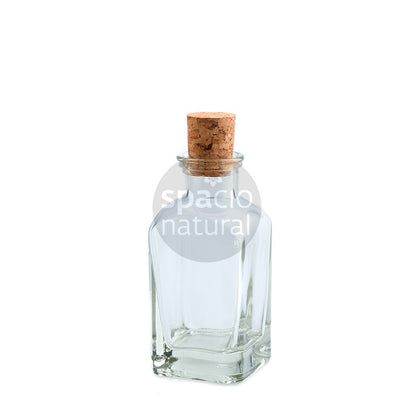 Botellas de vidrio tapa corcho 50 ml