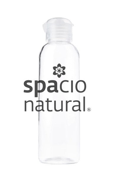 Botella pet shampoo tapa transparente 100 ml